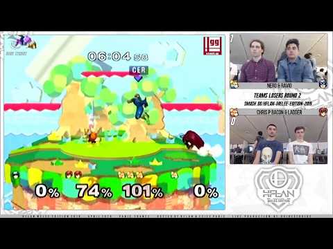 HFLAN 2019 - Nero & Ravio (BLUE) VS Chris P Bacon & Ladder (RED) TEAMS LR2 - Smash Melee