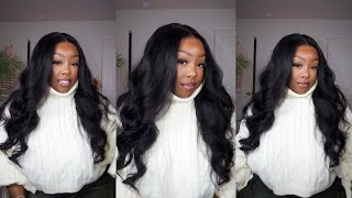 Bombshell Hair in Under 20 Minutes! Ready to Wear 7x5 Closure Wig from Wiggins Hair