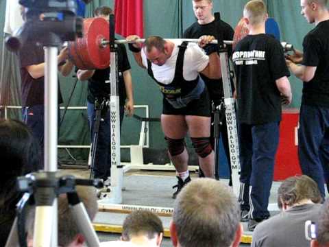 Malanichev Andrey squat 470kg, Super-Cup of Titans 2009