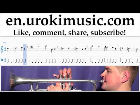 How to Play Trumpet Luis Fonsi, Demi Lovato - Échame La Culpa Tabs Part#1 exercises, scales um-ih352