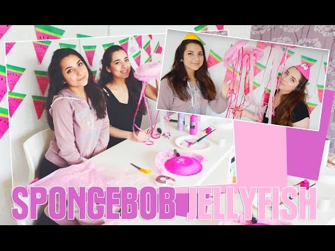 Spongebob Party Theme! Jellyfish Decoration DIY...