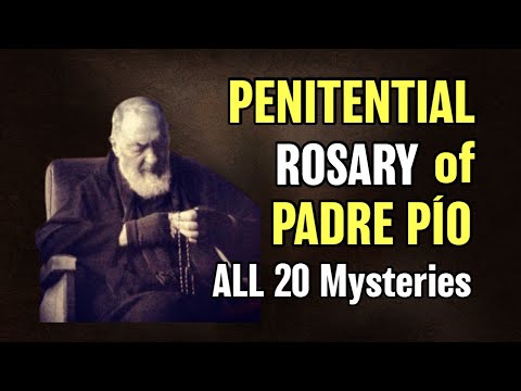 Padre Pio Rosary ALL 20 Decades | Penitential Rosary of Padre Pio ALL 20 Mysteries