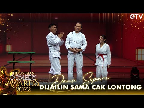 DAUS SEPARO JADI KOMEDIAN TARGETNYA CAK LONTONG | INDONESIAN COMEDY AWARDS 2022