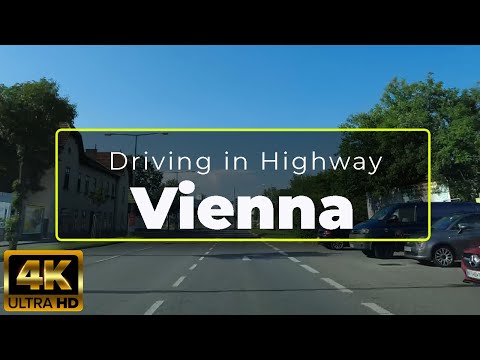Driving in Vienna (Austria) Highway Summer 2021 | 4K UHD | From District 23 to 22
