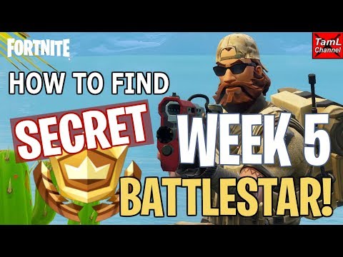Fortnite: How to Find SECRET Week 5 Road Trip BATTLESTAR! (Season 5)
