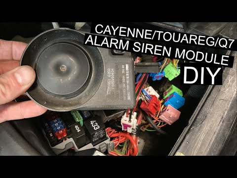 Cayenne/Touareg/Q7 Alarm Siren Module Replacement DIY