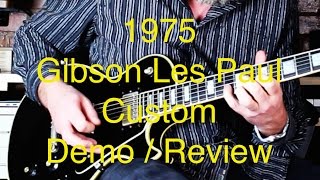 Video thumbnail for 1975 Gibson Les Paul Custom 'Black Beauty' Demo / Review by Dom Winter
