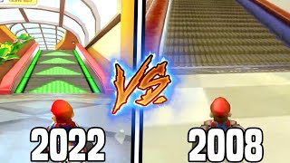 Golden Dash Cup Track Comparison - Mario Kart 8 Deluxe Booster Pass DLC