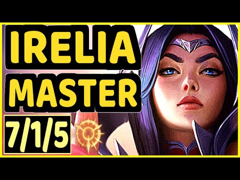 SUMMIT (IRELIA) vs AKALI - 7/1/5 KDA TOP GAMEPLAY - KR Ranked MASTER