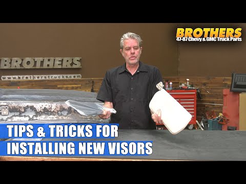 1947-87 Chevy & GMC Truck Visor Swap / Interior Update / DIY Visor Install