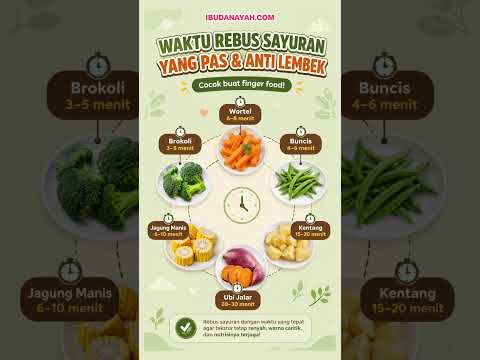 Waktu Rebus Sayuran yang Pas dan Anti Lembek, Cocok untuk Finger Food Bayi! #ibudanayah