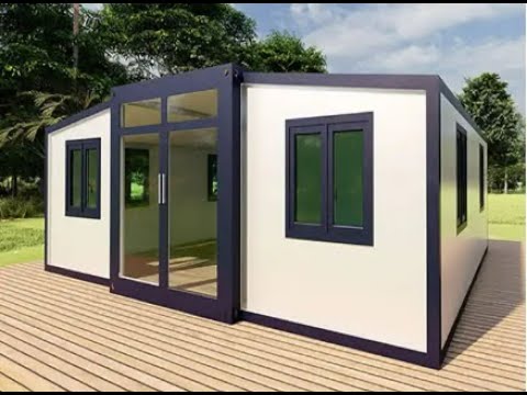 Customize prefabricated foldable expandable container house with bathroom
