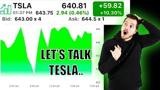 Tesla Stock Price Closes Over $640! My opinion on Tesla Stock Price Move