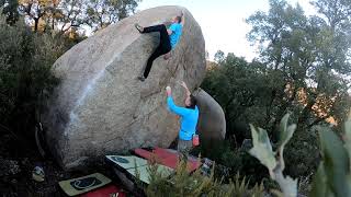 Video thumbnail of L'aresta dels deus, 6c. La Jonquera