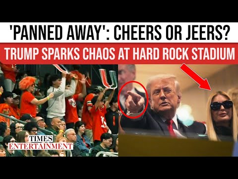 Trump 'LOUDLY BOOED' In MIAMI During College Football Playoff National Championship Game