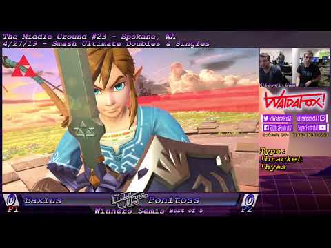MG 23 - Ult. Singles WSF - Baxius (Link) vs. Ponitoss (Chrom, Mewtwo, Roy)