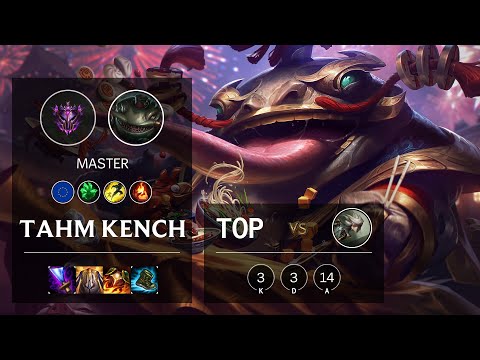Tahm Kench Top vs Camille - EUW Master Patch 10.15