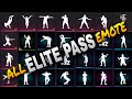 FREE FIRE ALL ELITE PASS EMOTE || FREE FIRE SEASON 1 TO 55 ALL ELITE PASS EMOTE || ELITE PASS EMOTE