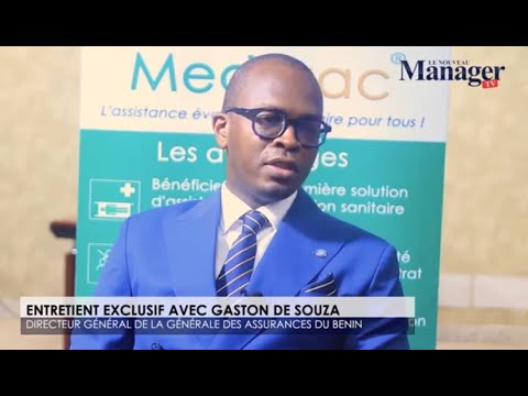 𝐆𝐚𝐬𝐭𝐨𝐧 𝐝𝐞 𝐒𝐨𝐮𝐳𝐚 Directeur Général de la GAB SA (Générale des Assurances du Bénin) sur  𝐋’𝐈𝐍𝐕𝐈𝐓É