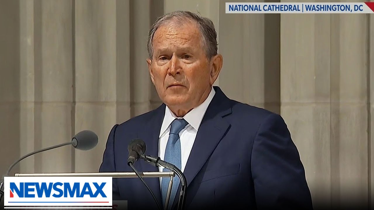 'A true man of the west': George W. Bush speaks at Dick Cheney funeral