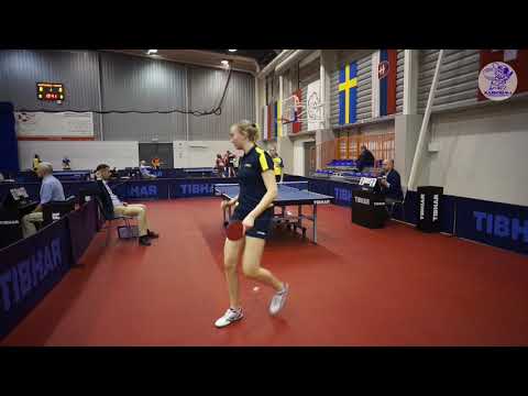 DRONOVA Uliana UKR - MUSKANTOR Rebecca SWE Polish Junior & Cadet Open 2019
