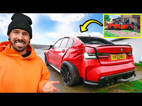 REBUILDING A WRECKED BMW M3 THAT CRASHED INTO A HOUSE