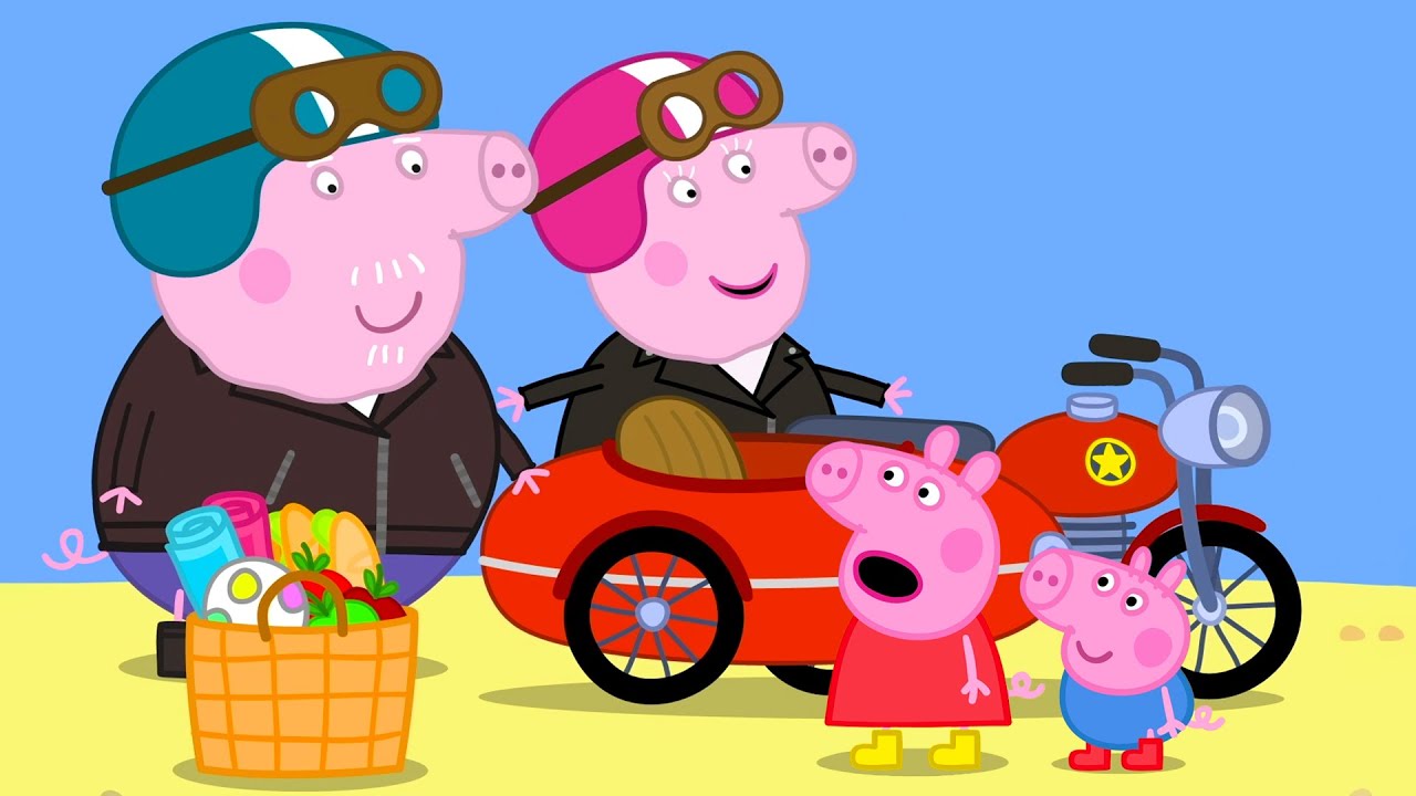 A motocicleta da vovó e do vovô Pig | Peppa Pig Portuguese Brazil Episódios completos