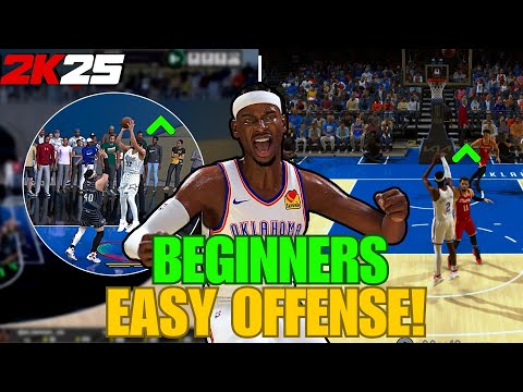 EASY OFFENSE for NBA 2K25 BEGINNERS! | Essential Play Now and MyCareer Online Tips!