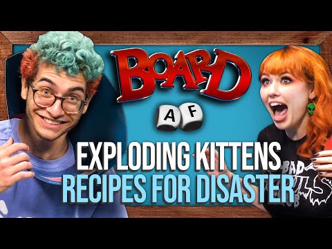 Attacked by an Army of Exploding Kittens (Board AF)