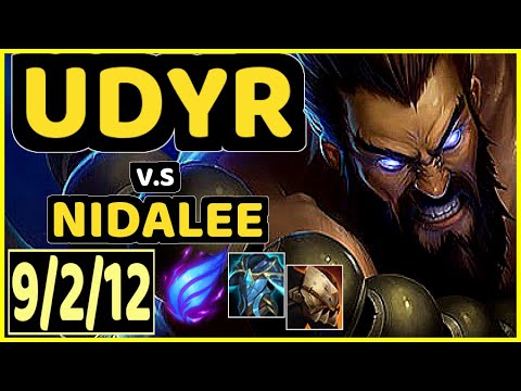 ZUAO (UDYR) vs NIDALEE - 9/2/12 KDA JUNGLE CHALLENGER GAMEPLAY - BR