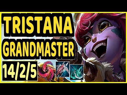 NOMANZ (TRISTANA) - 14/2/5 KDA BOTTOM ADC GAMEPLAY - EUW Ranked GRANDMASTER