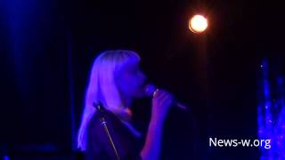 Molly Nilsson - Ten New Lives - live Moscow, 16 tons, 26.02.2016