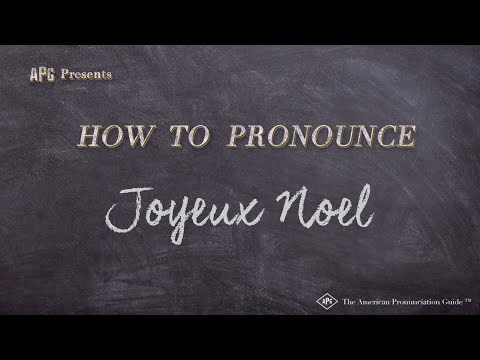 How to Pronounce Joyeux Noel (Real Life Examples!)