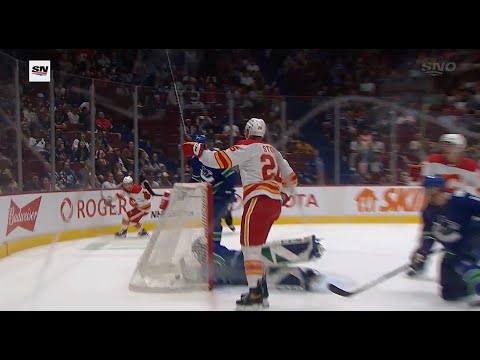 Michael Stone 3-2 OT Winner @ Vancouver Canucks | September 25 2022 | Calgary Flames Preseason