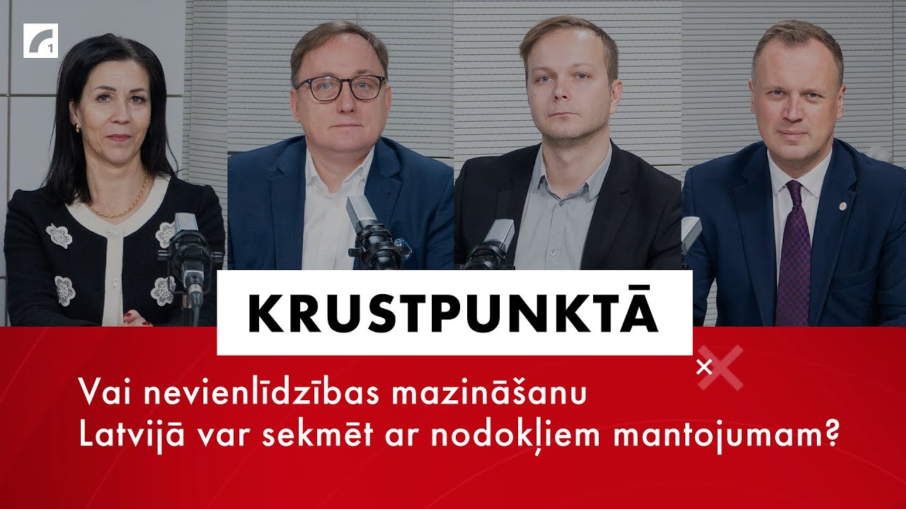 Vai nevienlīdzības mazināšanu Latvijā var sekmēt ar nodokļiem mantojumam? | Krustpunktā