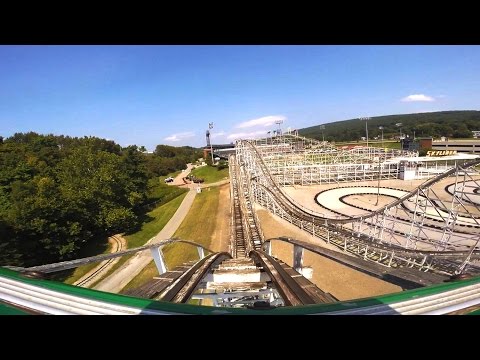 Skyliner front seat on-ride HD POV Lakemont Park