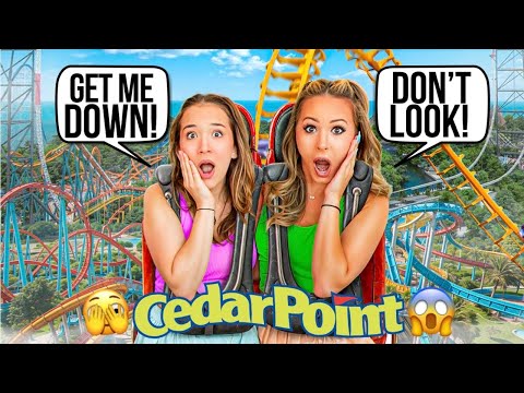 WE RODE EVERY RIDE CEDAR POINT 🫣🎢😱 KAYLA & KALLI