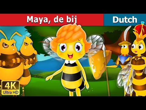 Maya de bij | Maya The Bee Story in Dutch | Dutch Fairy Tales