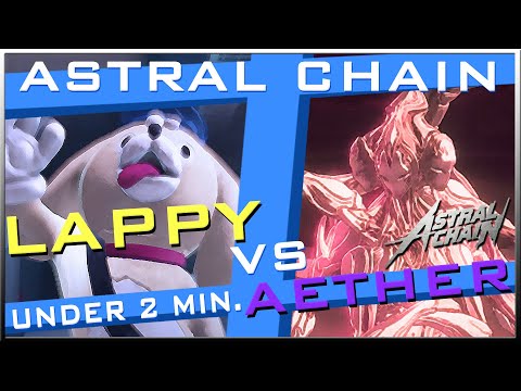 Astral Chain Final Post-Game Boss Aether V.S Lappy beaten in under 2 minutes!