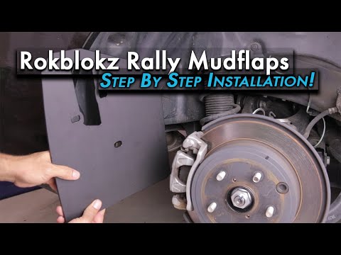 How to Install the Rokblokz Rally Mud Flaps on a 2017 WRX