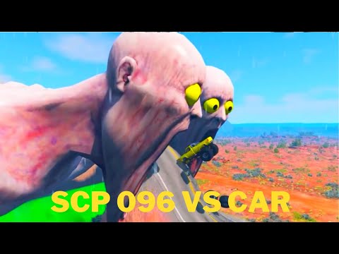 Horror Beamng Drive The Shy Guy SCP 096   Monster Truck VS Giant Bulge