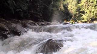 preview picture of video 'Double-Decker Rapids at Kampar River, Gopeng, Perak, Malaysia'