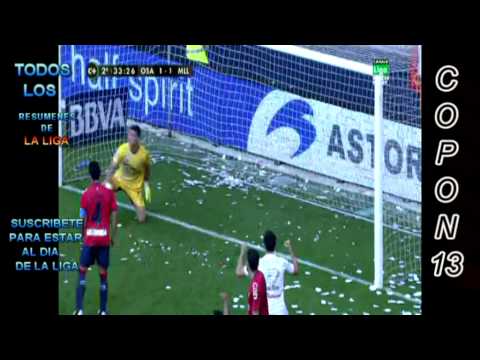 GOL DE HEMED OSASUNA MALLORCA 1-1 16/09/2012