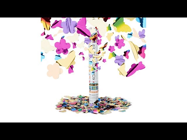 Vidéo teaser pour Party Popper bunt mit Schmetterlingen