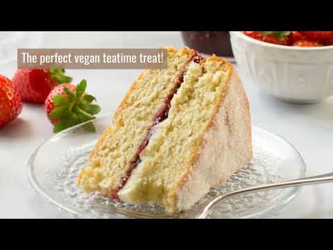How to make a Vegan Victoria Sponge Cake