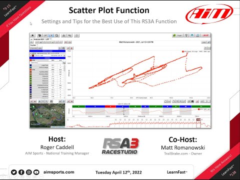 3-15 Race Studio 3 Scatter Plot Function with Matt Romanowski - 4/12/2022