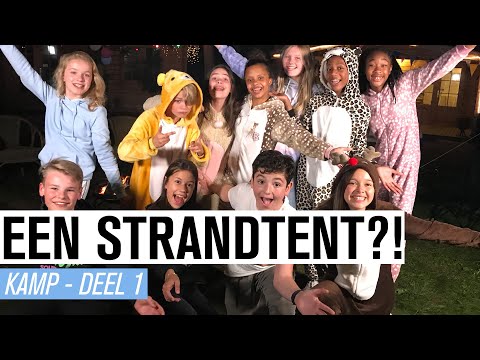 #18 EEN STRANDTENT?! KAMP 2020 🏕 | JUNIOR SONGFESTIVAL 2020 🇳🇱