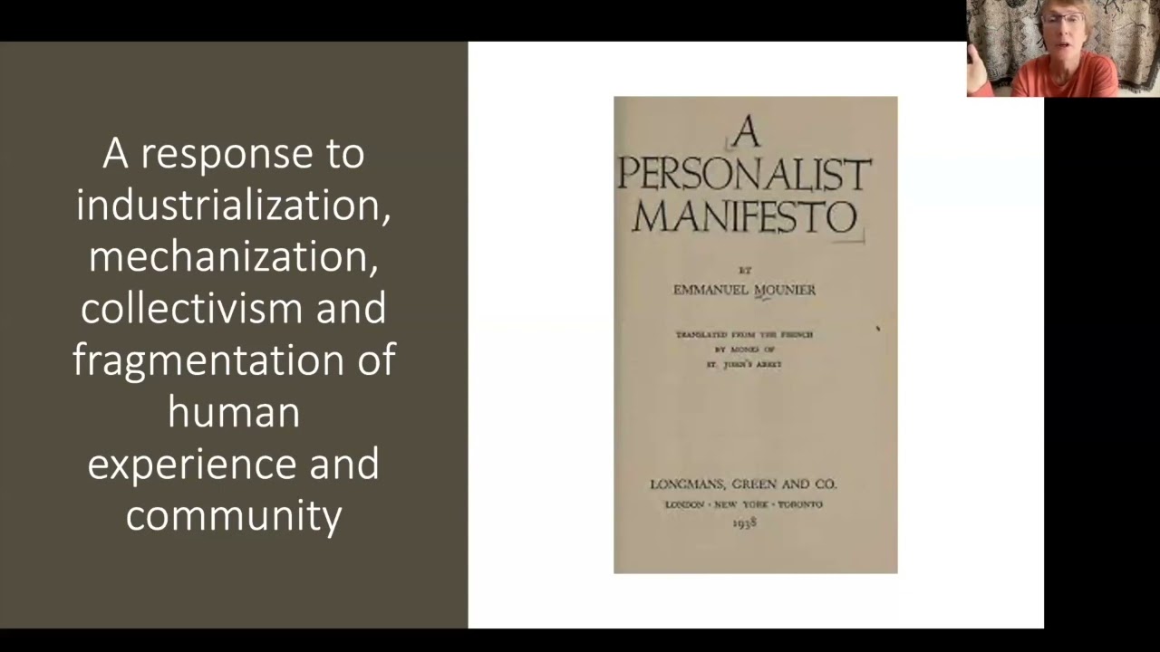 Introduction to Personalism (Emmanuel Mounier's The Personalist Manifesto)