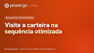 Rota Automática com navegação e check-in