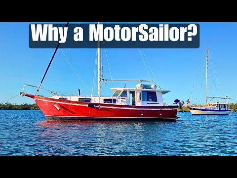 Motor Sailor! The Best Boat to Live Aboard? 1980 436 Shucker | Harbor Yacht Tours